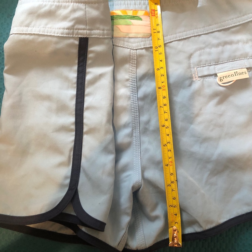 Womens board shorts—blue